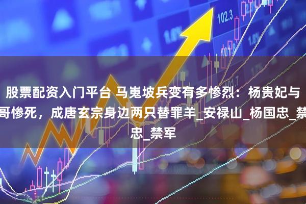 股票配资入门平台 马嵬坡兵变有多惨烈：杨贵妃与哥哥惨死，成唐玄宗身边两只替罪羊_安禄山_杨国忠_禁军